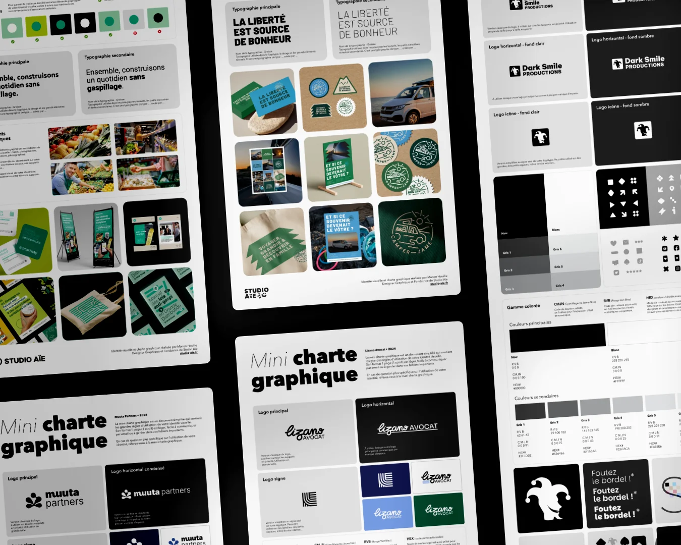 Faire la différence entre image de marque, identité visuelle et charte graphique