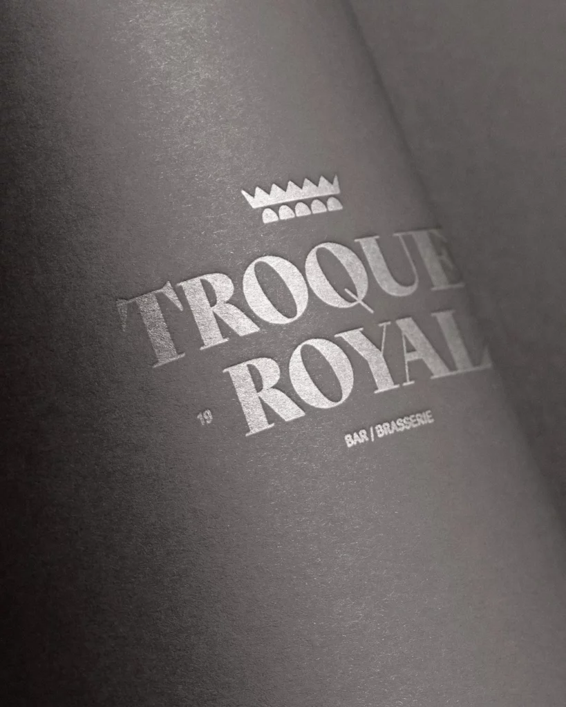 Logo brillant Troquet Royal Orléans 