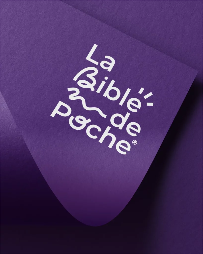 Logotype La Bible de Poche identité visuelle et branding par Studio Aïe