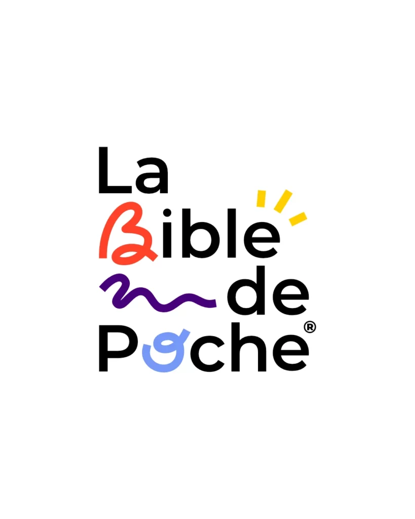 Logo La Bible de Poche identité visuelle Studio Aïe Manon Houille