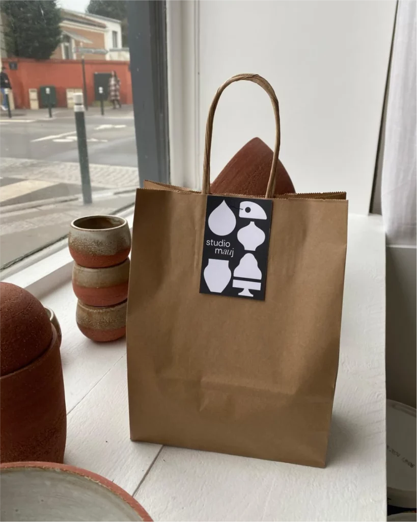 Packaging atelier studio de céramique branding