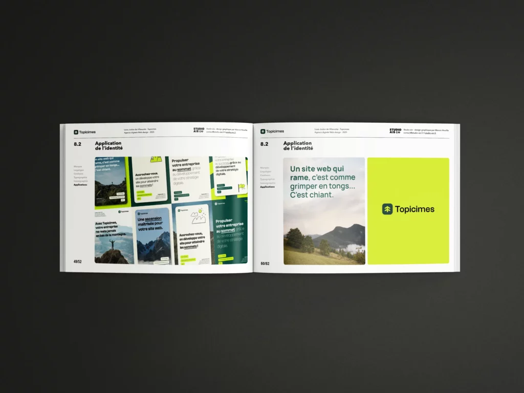 Charte graphique les éléments essentiels Studio Aïe
