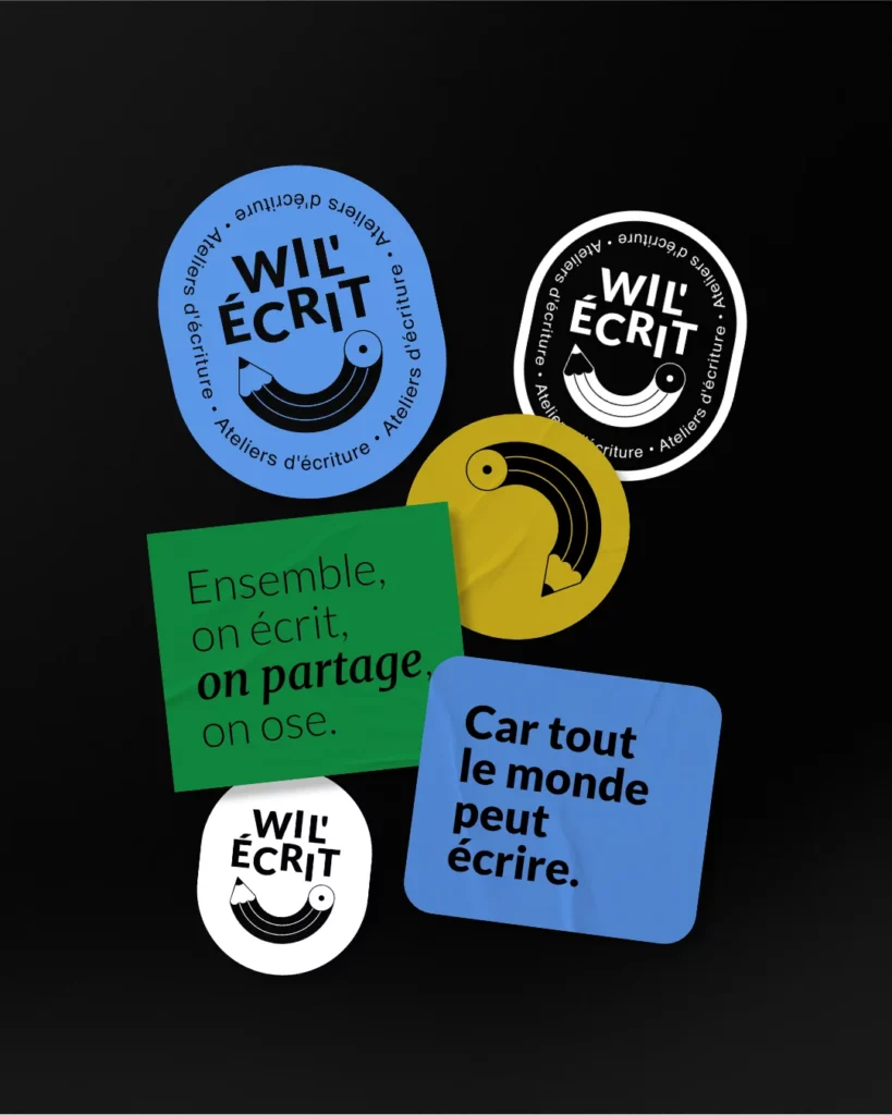 Logo et identité visuelle atelier écriture