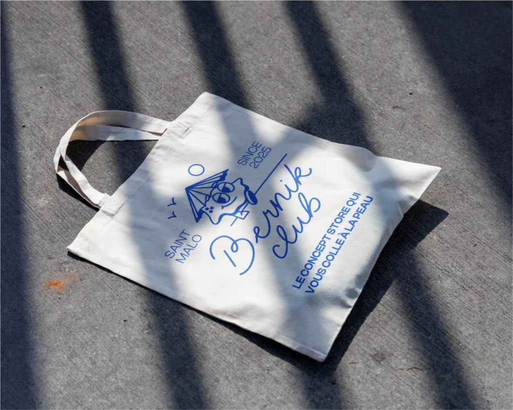 logo et identité visuelle bernik club st malo studio aïe