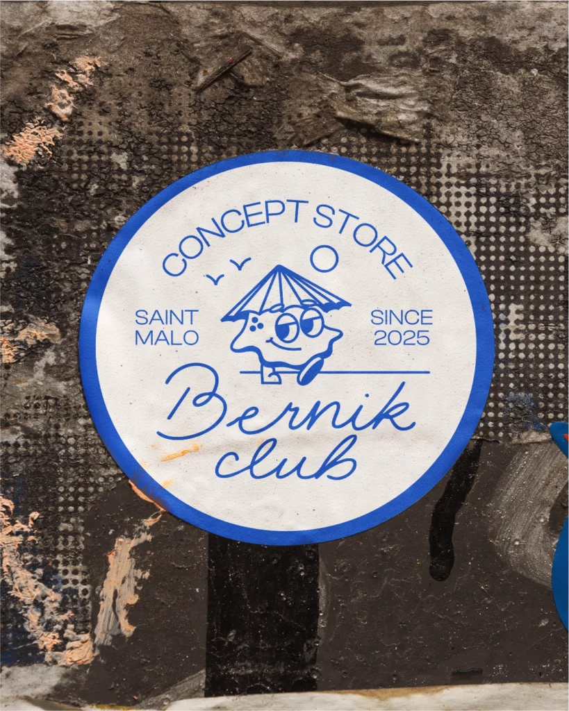 identité graphique bernik club saint malo studio aïe manon houille