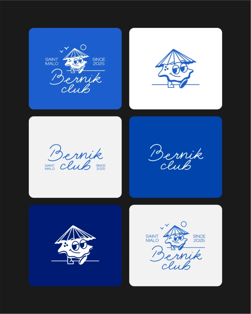 logotypes mascotte bernik club saint malo studio aïe manon houille