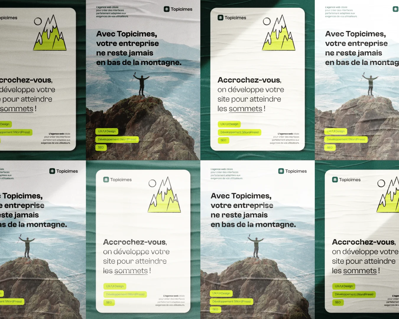 identité visuelle agence digitale Topicimes studio Aïe