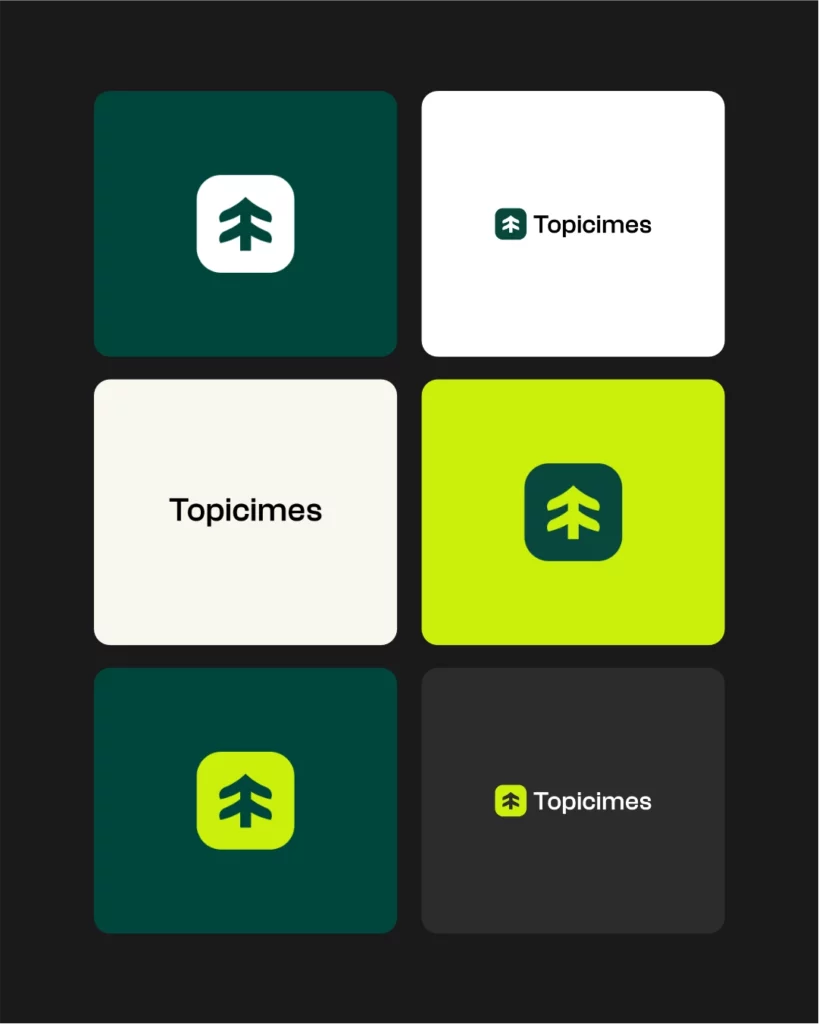 Logotypes topicimes identité visuelle studio aïe