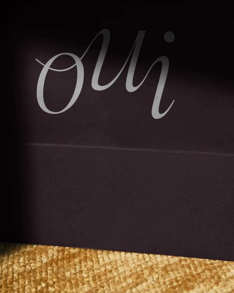 identité visuelle et logotype mariage un jour c'est oui studio aïe