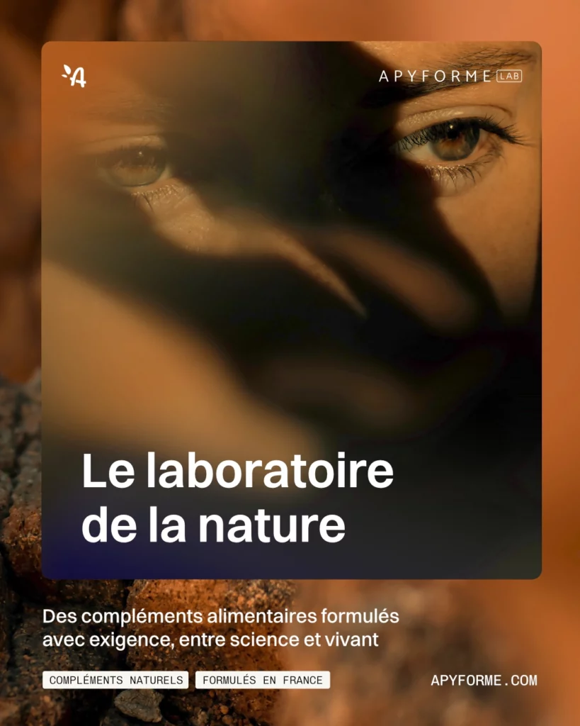 identité et design pour marque de compléments alimentaires apyforme beauté et bien-être