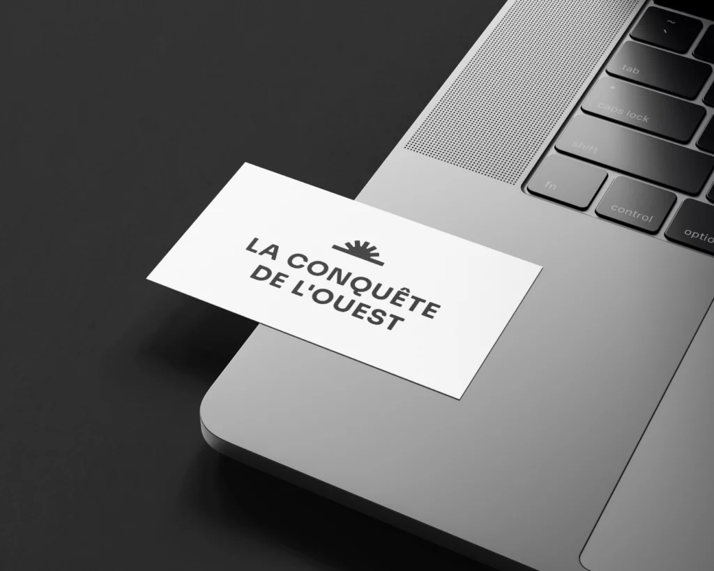 identité graphique et visuelle la conquête de l'ouest société spectacle région studio aïe