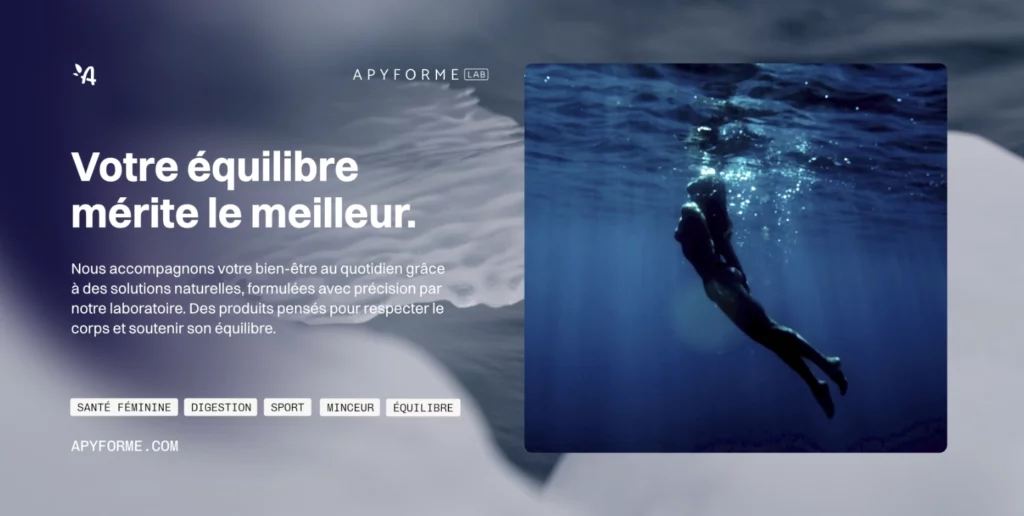 visuel digital image de marque apyforme par studio aïe 