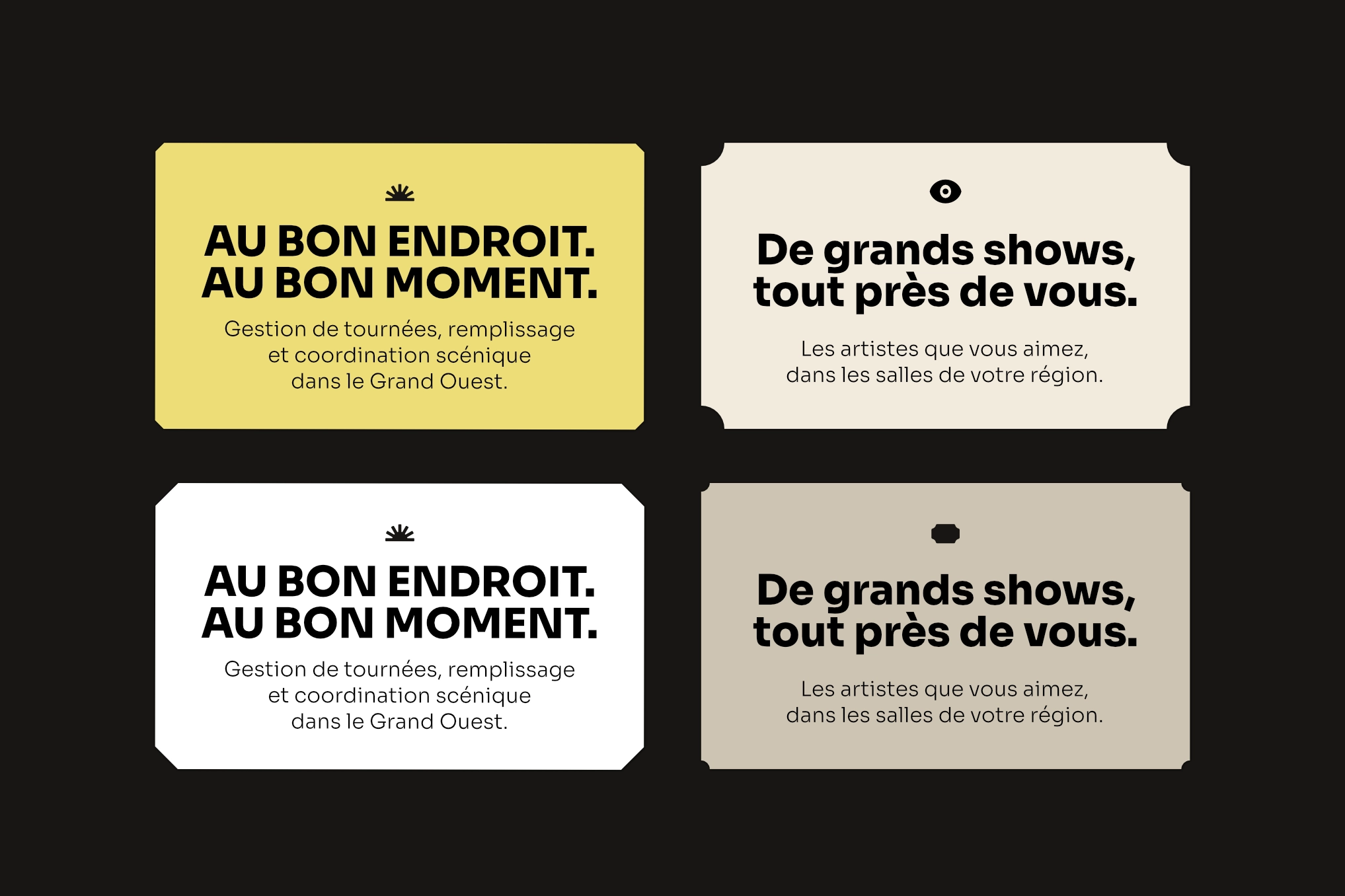 social media image branding studio aïe société de production spectacles musiques théâtre